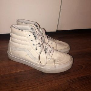 White high top vans